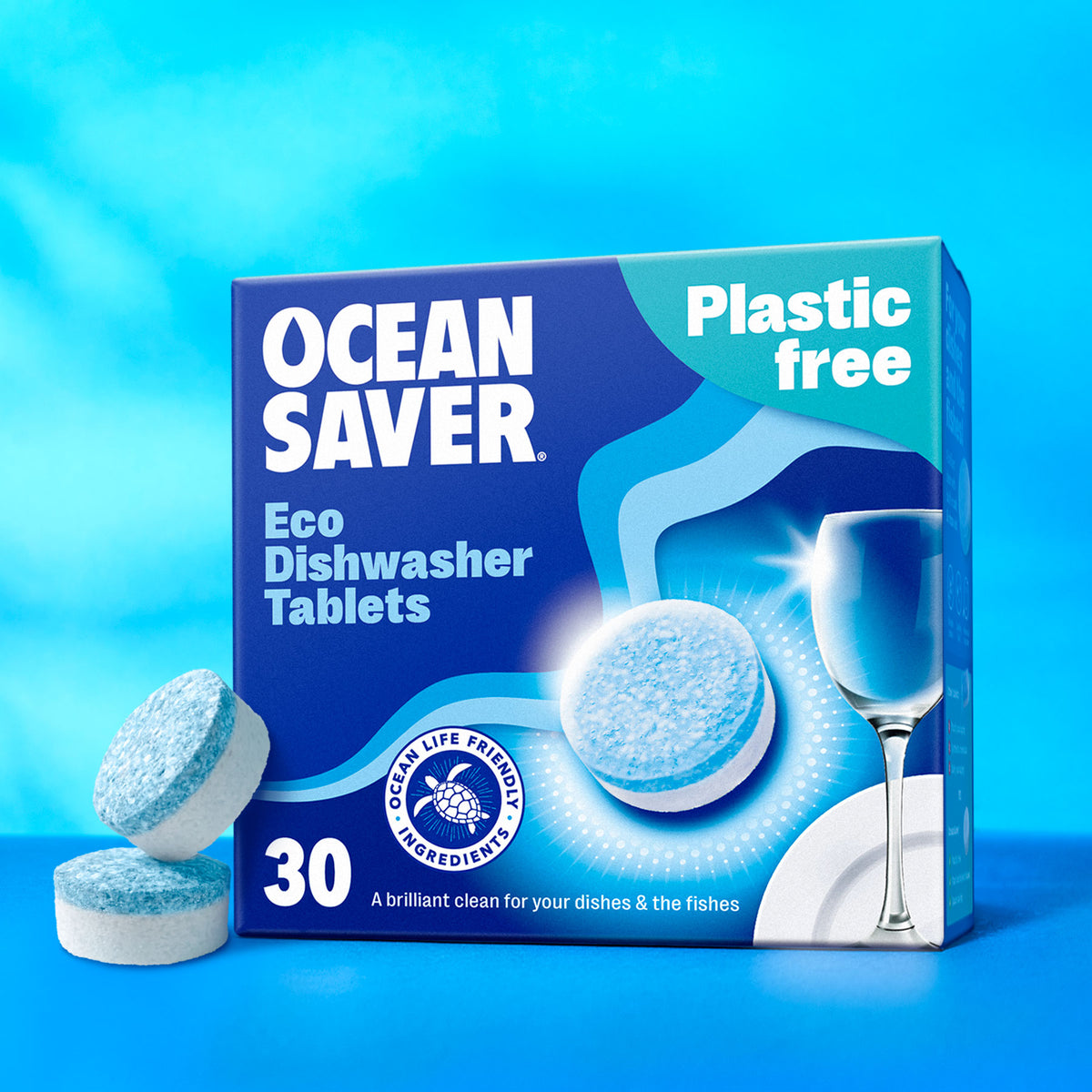 OceanSaver Dishwasher Tablets Lemon Splash