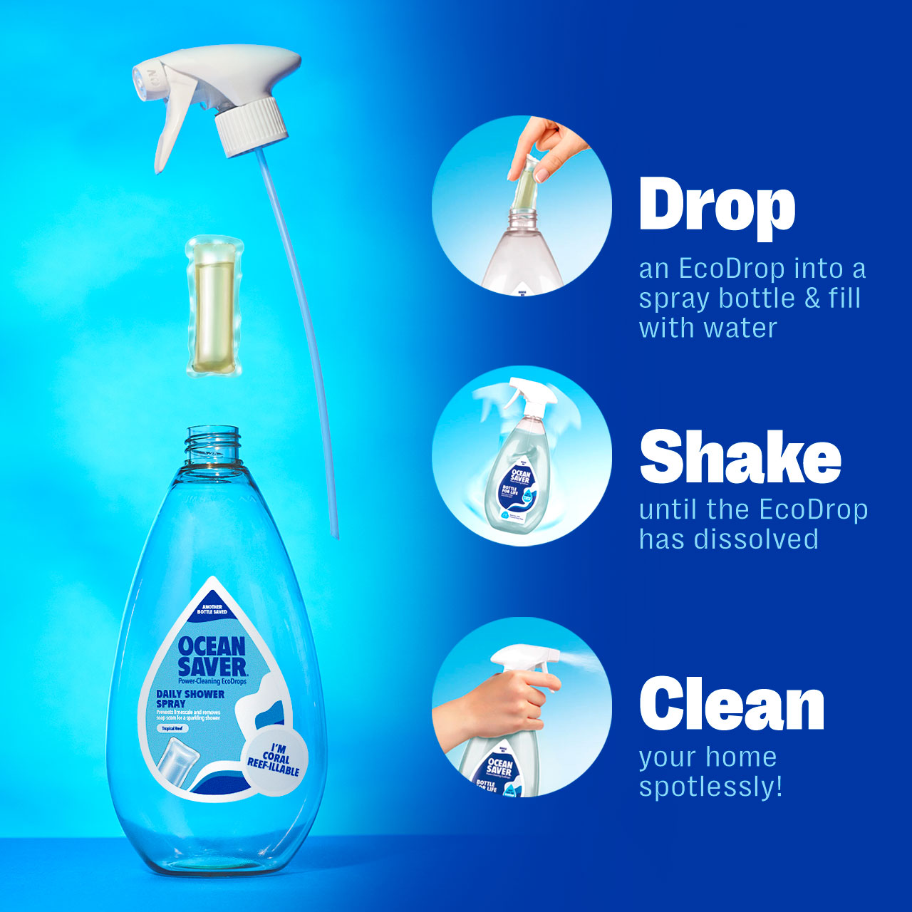 Ecodrop Daily Shower Spray EcoDrop | OceanSaver