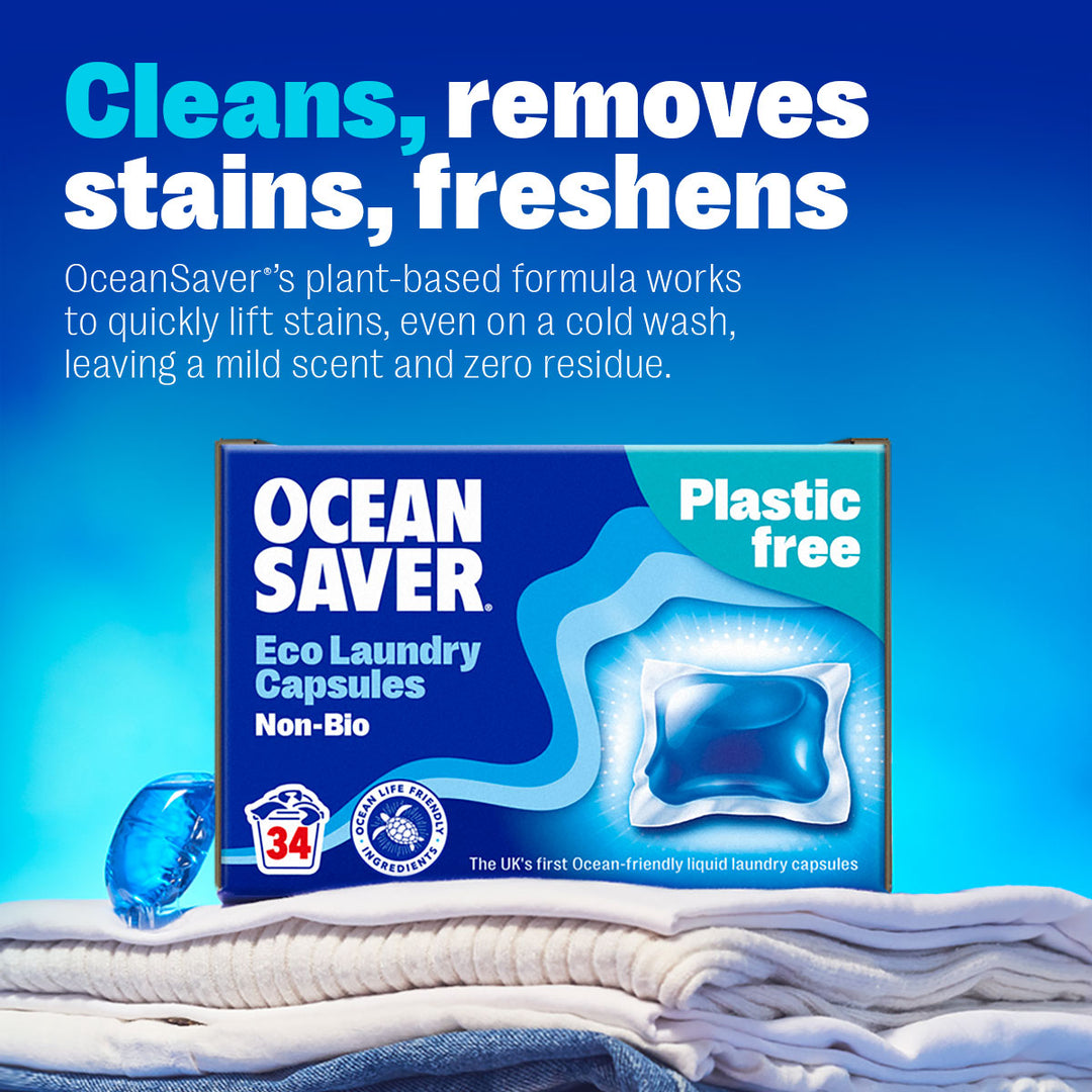 Non Bio Laundry Detergent Pods OceanSaver